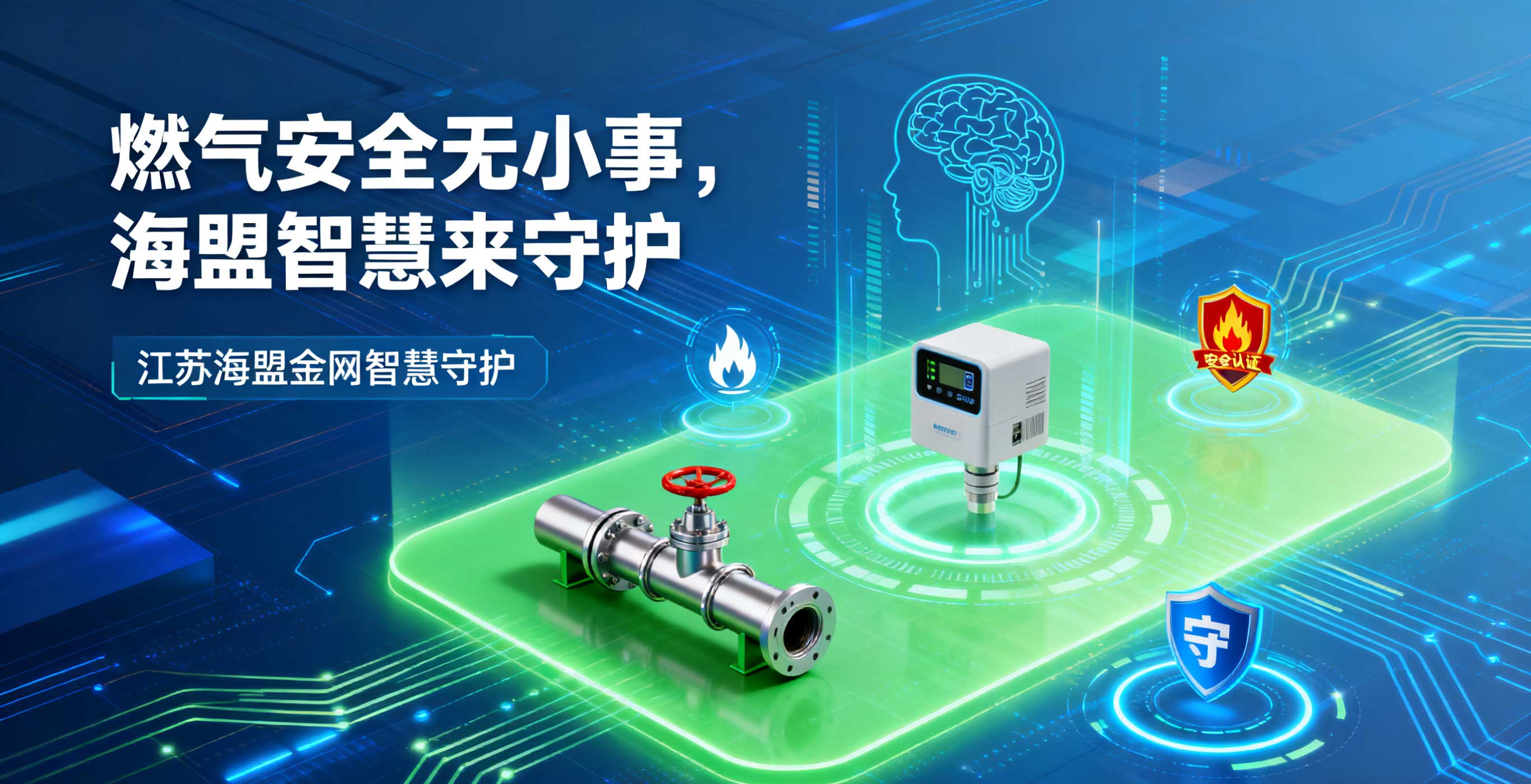 燃氣安全無小事，海盟智慧來守護